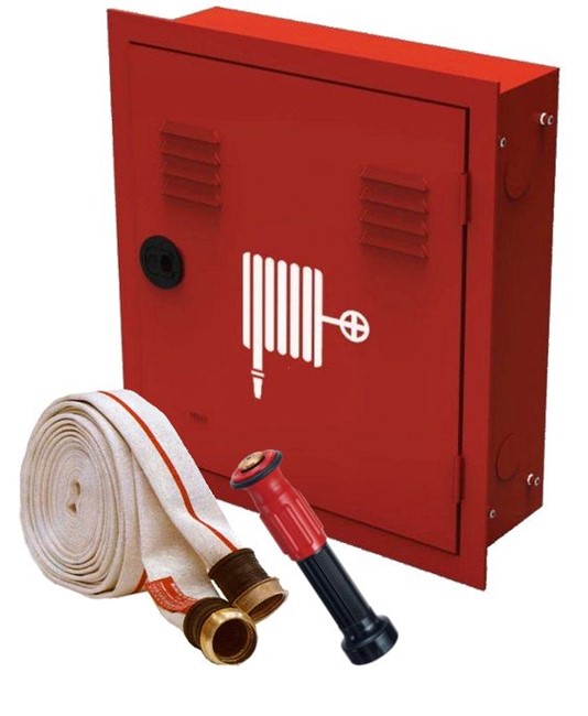 Cassetta idrante antincendio con manichetta UNI 45