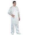 camici monouso in polipropilene con zip Coverguard White SPP Coat