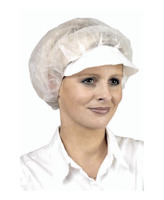 1000 cuffie monouso Coverguard Bouffant Cap With Visor