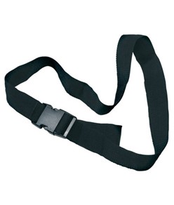 Cintura regolabile in nylon colore nero con aggancio rapido