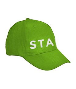 Cappellino con scritta Staff. Safemax