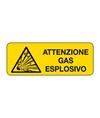 Cartello 'attenzione gas esplosivo'