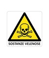 Cartello di pericolo 'sostanze velenose'