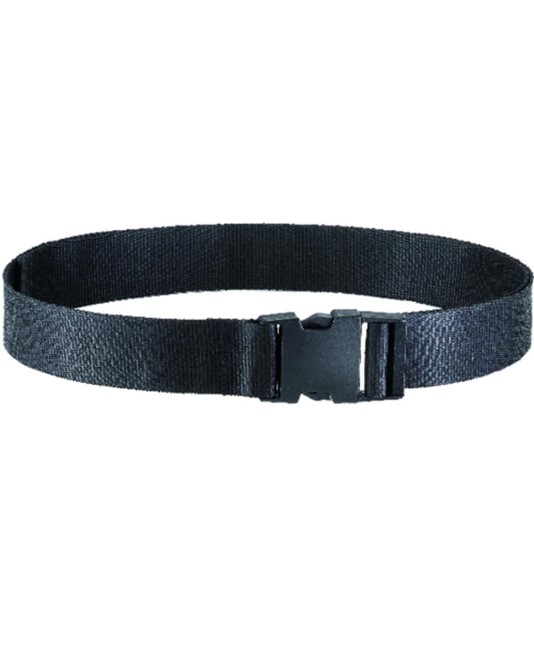 Cintura elasticizzata regolabile colore nero fibbia plastica
