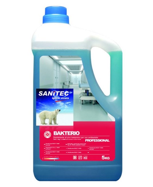 Detergente disinfettante germicida profumato "Bakterio" Tanica da 5 kg