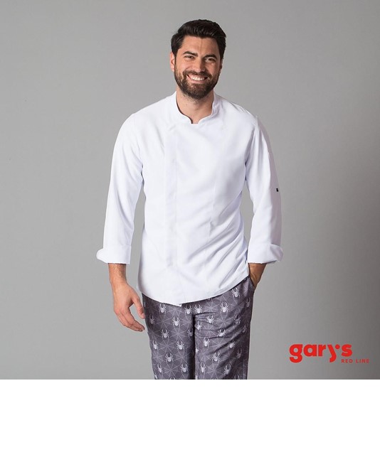 Giacca cucina unisex manica lunga Garys Redline