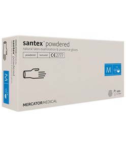 guanti in lattice Mercator Santex powdered