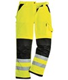 Pantaloni alta visibilità varie tasche colore giallo e nero