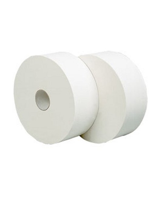 6 rotoli di carta igienica da 300m rotolone Jumbo maxi per distributore