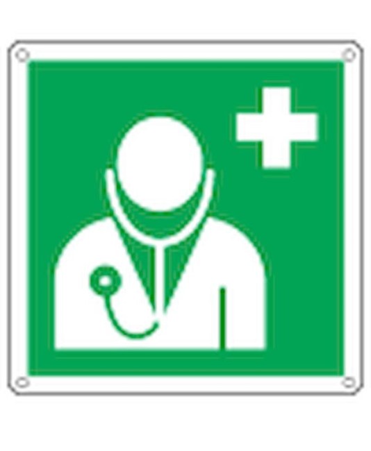 Cartello con simbolo 'dottore'