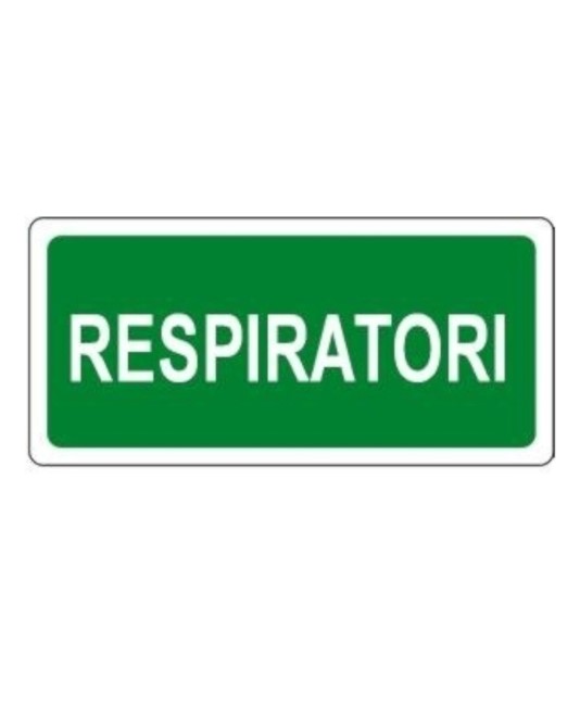 Cartello di emergenza 'respiratori'