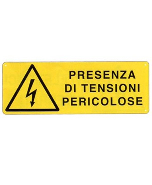 etichette adesive 'presenza di tensioni pericolose'