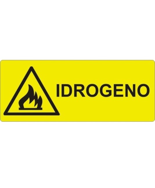 Etichette adesive  pericolo idrogeno