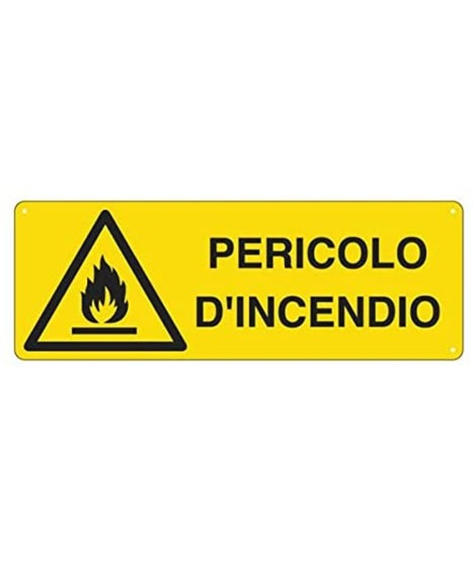 Etichette adesive  pericolo d'incendio