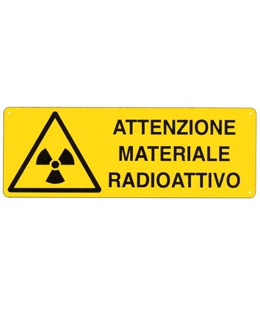 etichette adesive  attenzione materiale radioattivo
