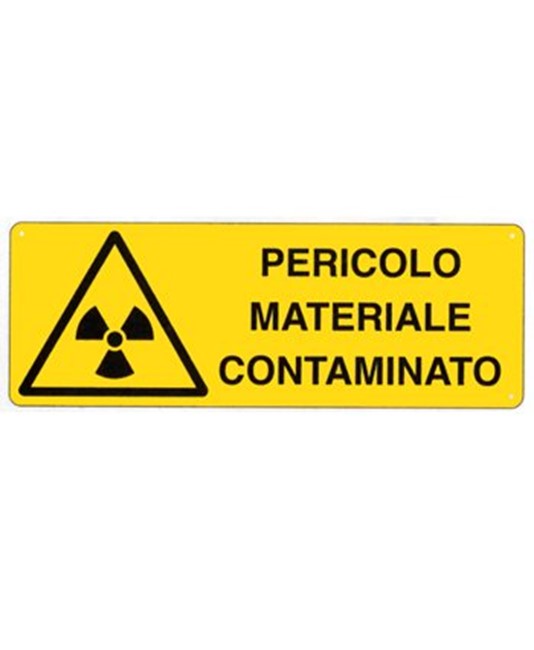 Etichette adesive  pericolo materiale contaminato