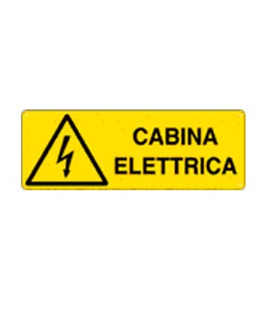Cartello 'cabina elettrica'