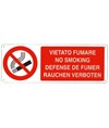 Cartello vietato  fumare no smoking defense de fumer rauchen verboten