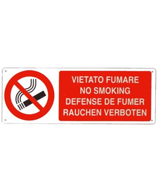 Cartello vietato  fumare no smoking defense de fumer rauchen verboten