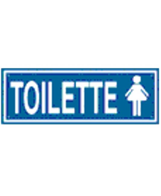 Cartello per interni 'toilette donna'