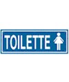 Cartello per interni 'toilette donna'