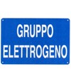 Cartello 'gruppo elettrogeno'