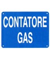 Cartello informativa 'contatore gas'