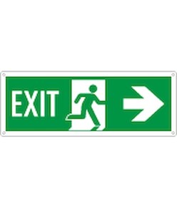 Cartello con scritta 'exit destra'