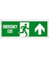 etichette adesive 'emergency exit'