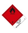 etichette adesive  flammable