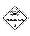 Etichetta adesiva  Poison gas