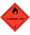 etichette adesive  flammable gas