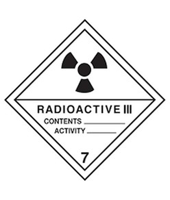 etichette adesive  radioactive III