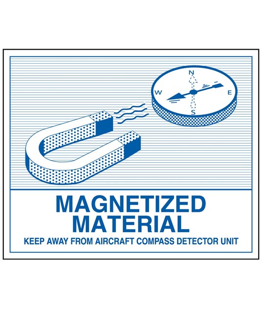 etichette adesive  magnetized material