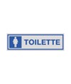 Pellicola adesiva per interni 'toilette' con simbolo donna