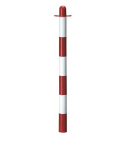 Colonnina bicolore in PVC Ø40mm e altezza 90/110/130cm