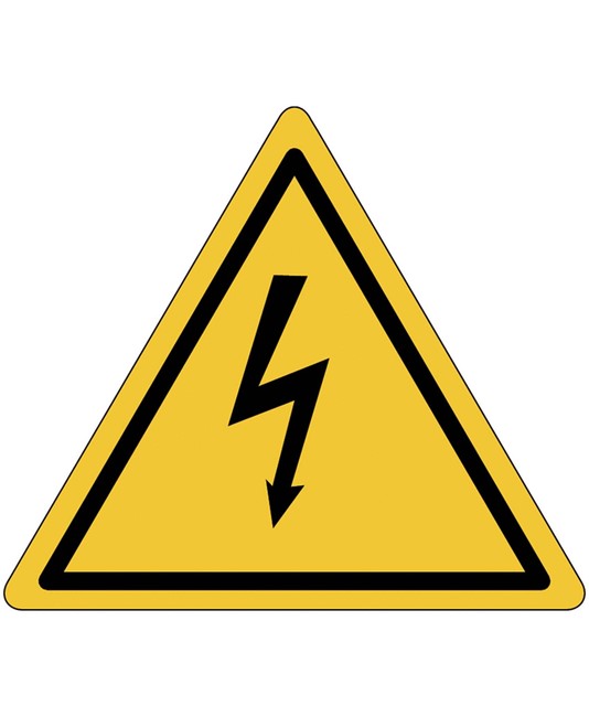 Cartello pericolo  elettricita'