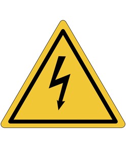 Cartello pericolo  elettricita'