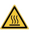 Cartello pericolo  superficie calda