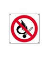 Etichette adesive vietato usare fiamme libere