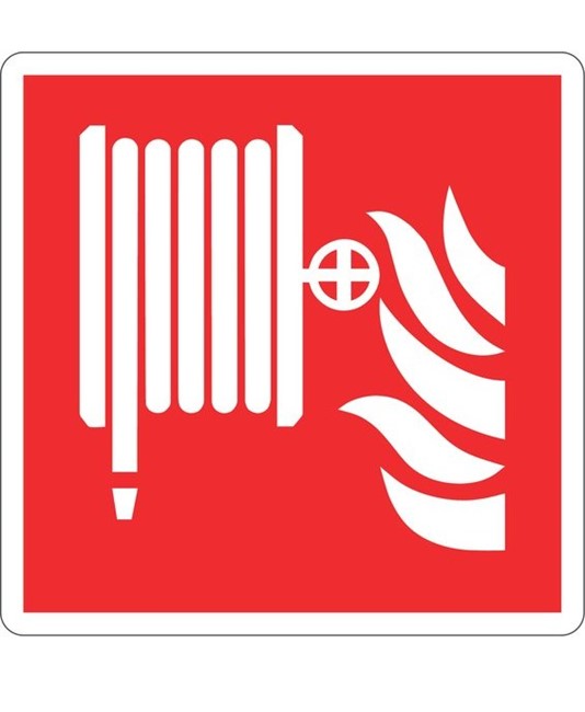 etichette adesive simbolo lancia antincendio