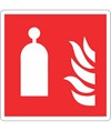 Cartello antincendio 'stazione rilascio a distanza'
