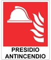 Cartello con scritta 'presidio antincendio'