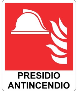 etichette con scritta 'presidio antincendio'