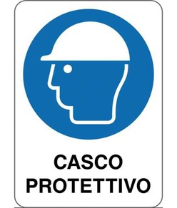 etichette adesive obbligo  casco protettivo
