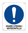 etichette adesive  usare utensili antiscintilla
