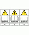 Etichette adesive LEGGERE manuale EN ISO 7010