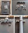 Kit di fissaggio cartelli per pali da Ø48/60 mm
