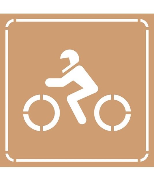 Dima in cartone rinforzato simbolo motocicletta