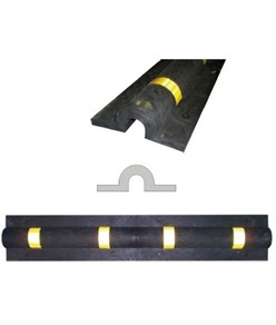 Paracolpi segnaletico in PVC giallo/nero